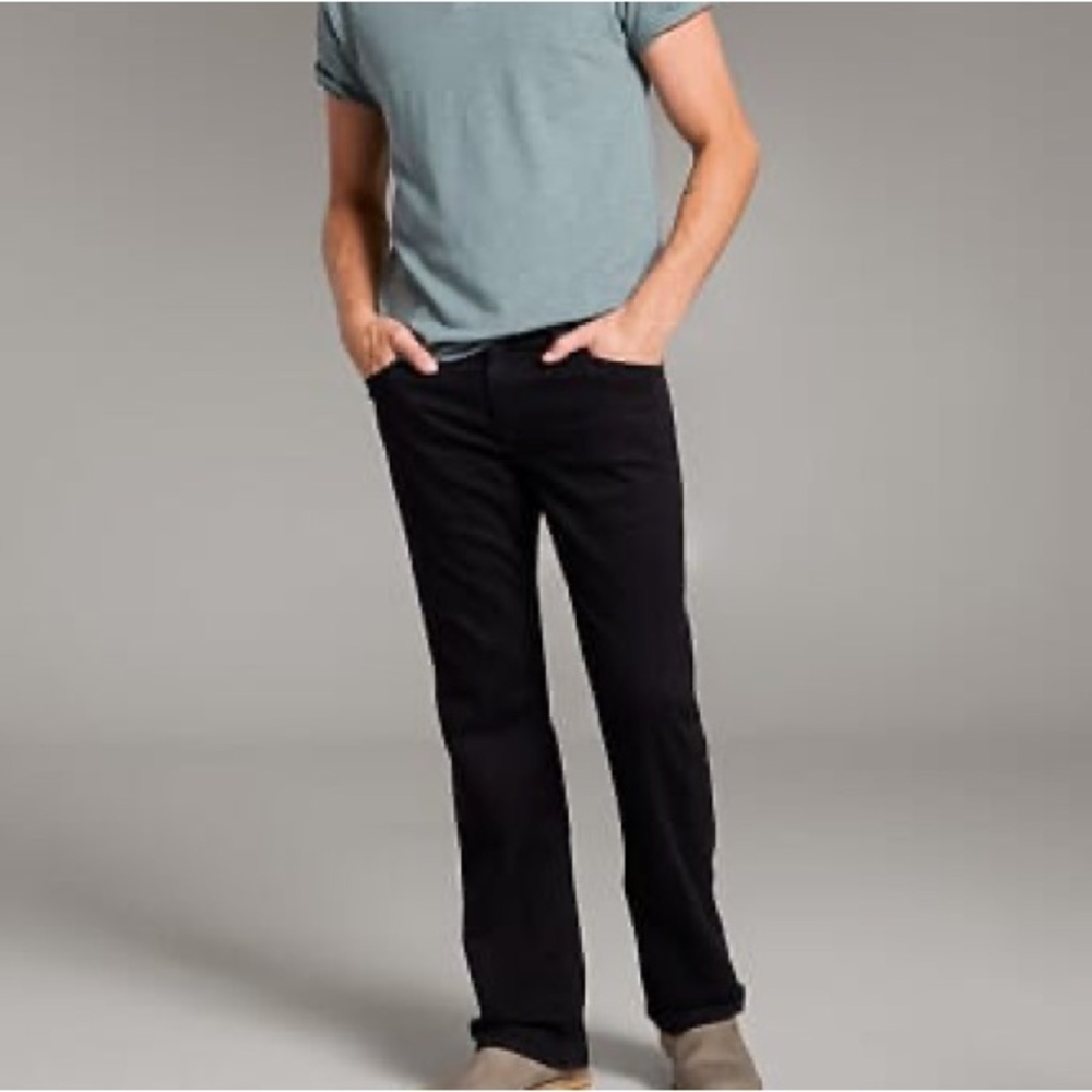 BKE Men's Jake Straight Stretch 29x32 Washed Black Charcoal Slim Jeans Classic